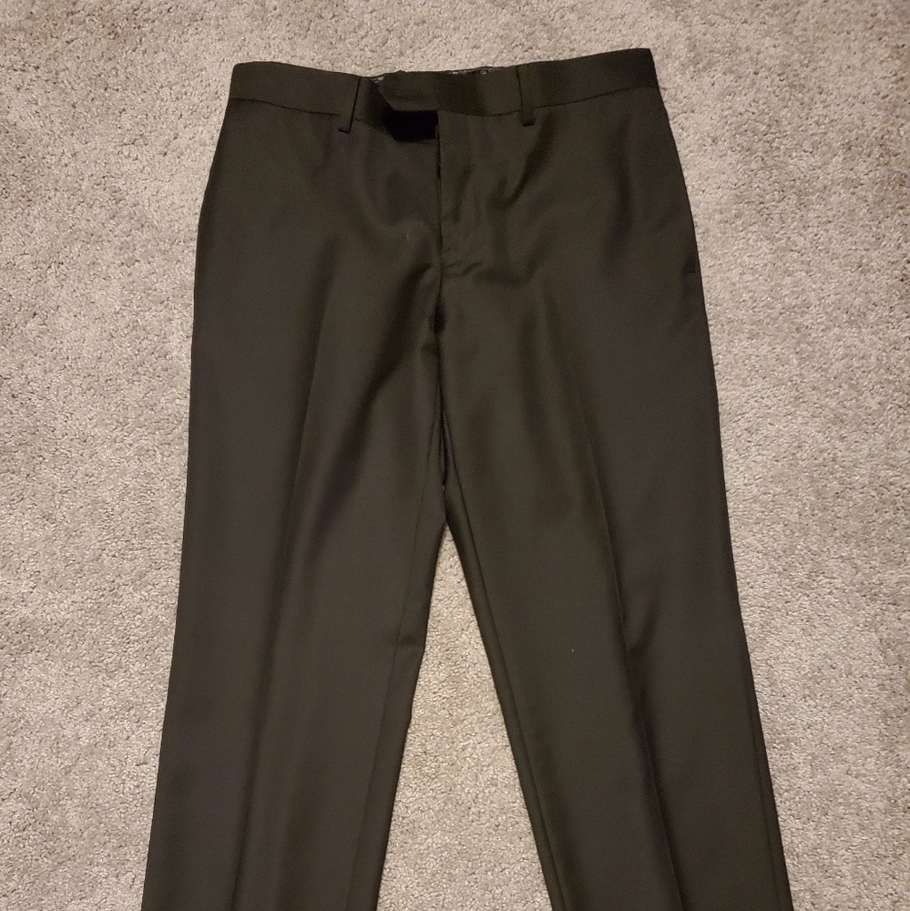 Tallia Mens Black Dress Pants 32x30